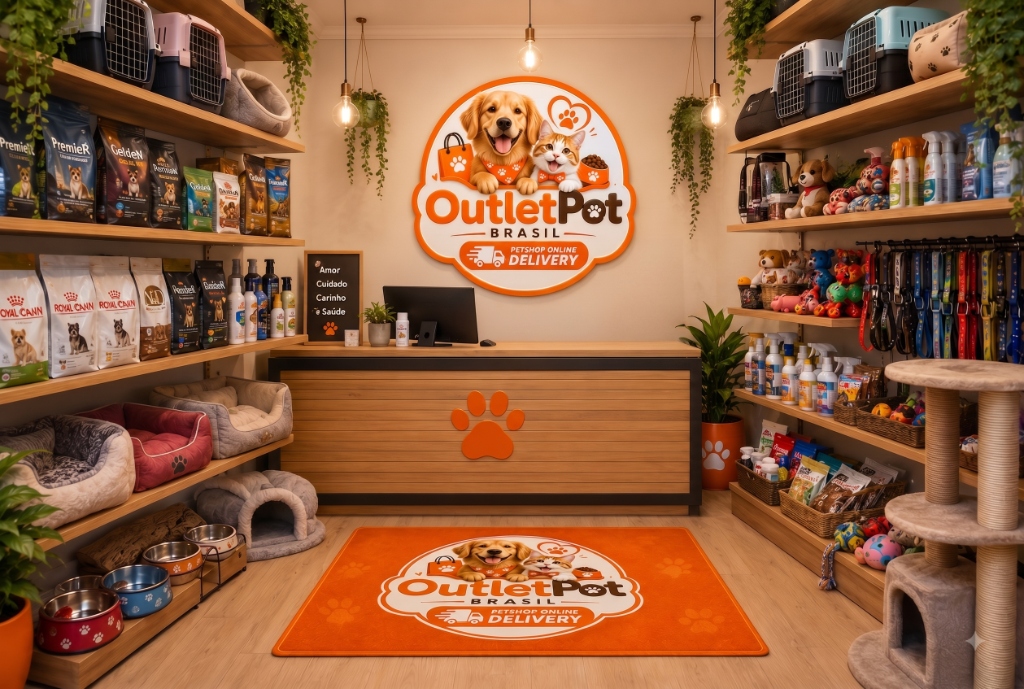 OutletPet Brasil Interior da Loja